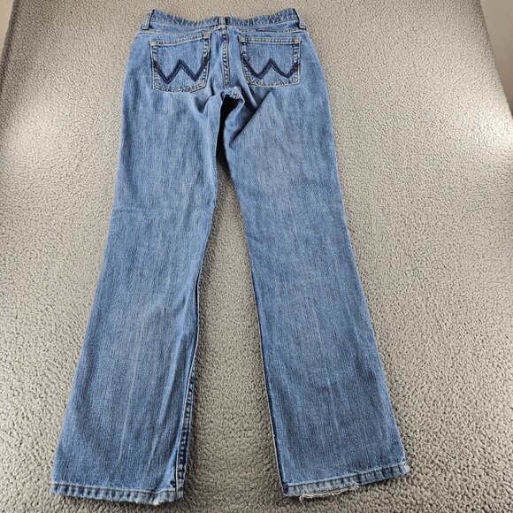 Wrangler Jeans Womens 6x32 Blue Cash Ultimate Riding Bootcut Denim - Picture 12 of 16